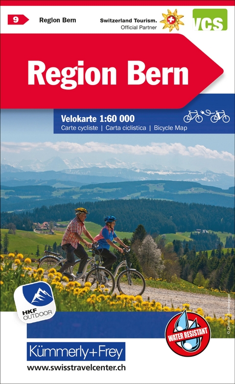 Kümmerly+Frey Velokarte 9 Region Bern 1:60.000