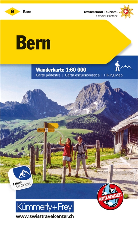 Kümmerly+Frey Wanderkarte 9 Bern 1:60.000