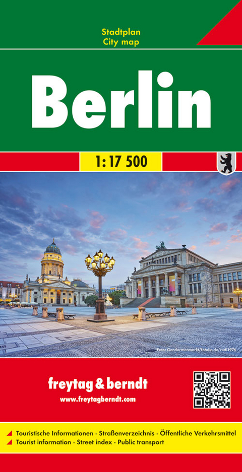 Berlin, Stadtplan 1:17500 - 