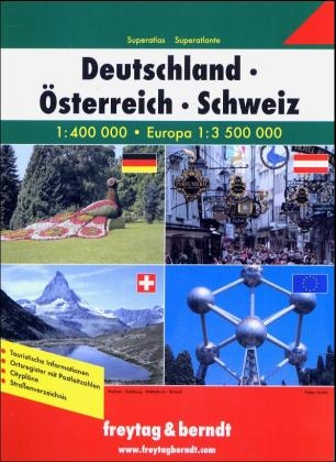 Deutschland - Österreich - Schweiz Superatlas