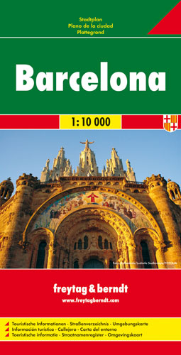 Barcelona, Stadtplan 1:10.000 - 