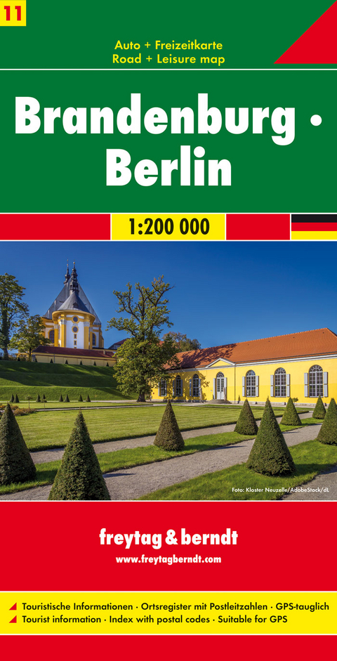 Brandenburg - Berlin, Autokarte 1:200.000 - 