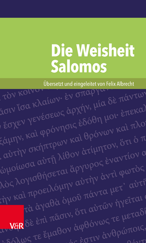 Die Weisheit Salomos - 