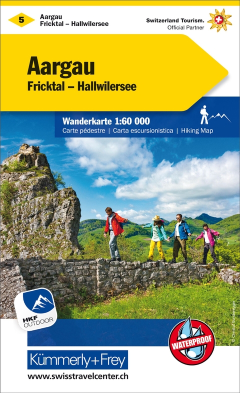 Kümmerly+Frey Wanderkarte 5 Aargau 1:60.000