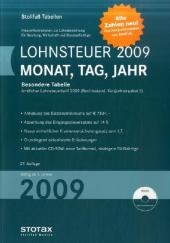 Lohnsteuer 2009  Besondere Tabelle Monat, Tag, Jahr