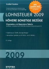 Lohnsteuer 2009 Höhere sonstige Bezüge