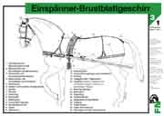 Einspänner-Brustblattgeschirr - 