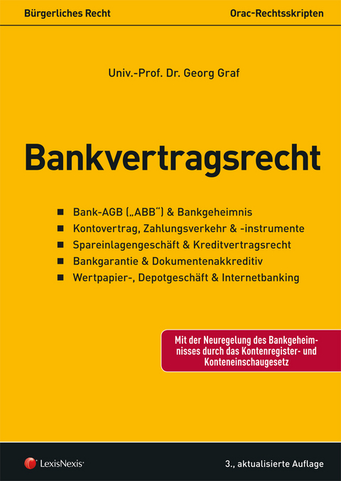 Bankvertragsrecht - Georg Graf