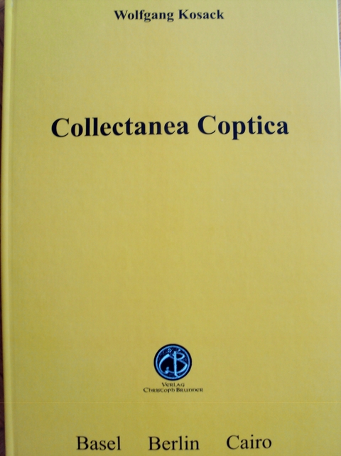 Collectanea Coptica - Wolfgang Kosack