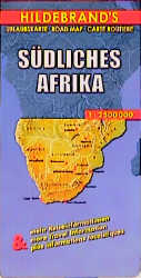 Hildebrand's Urlaubskarte Südliches Afrika. Southern Africa. Afrique Australe