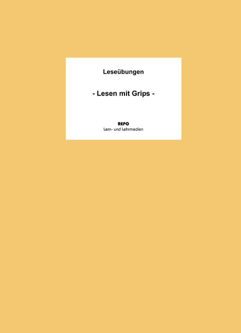 Lesen mit Grips - Ralf Regendantz