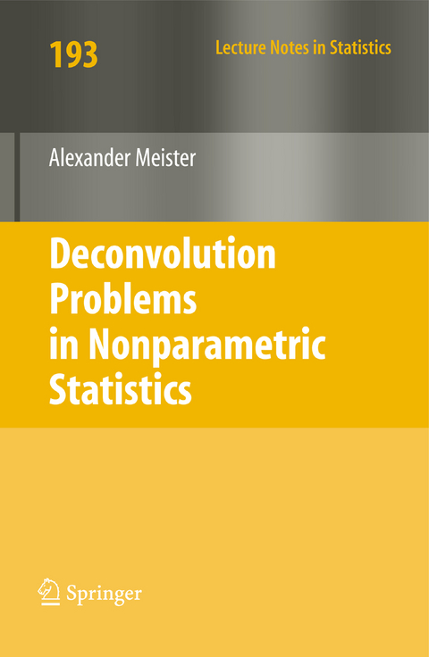 Deconvolution Problems in Nonparametric Statistics - Alexander Meister