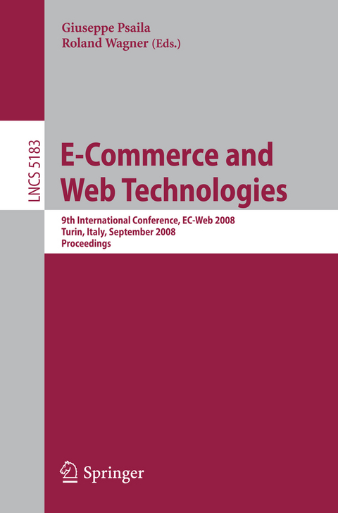 E-Commerce and Web Technologies - 