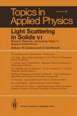 Light Scattering in Solids VI - 