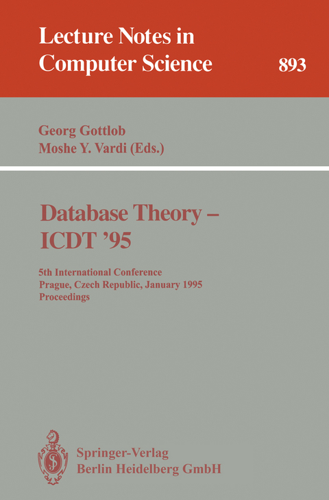 Database Theory - ICDT '95 - 