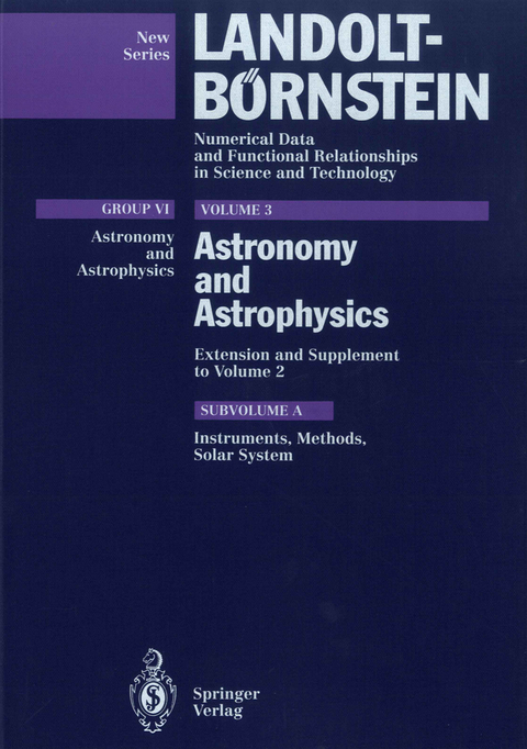 Instruments, Methods, Solar System