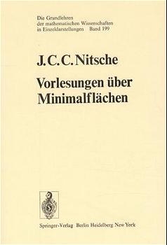 Vorlesungen über Minimalflächen - J. C. C. Nitsche