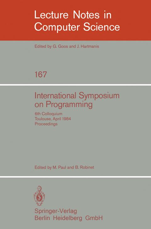 International Symposium on Programming - 