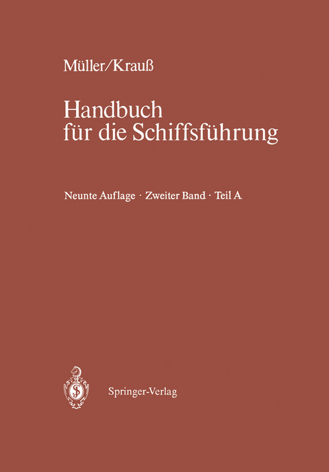 Schiffahrtsrecht und Manövrieren