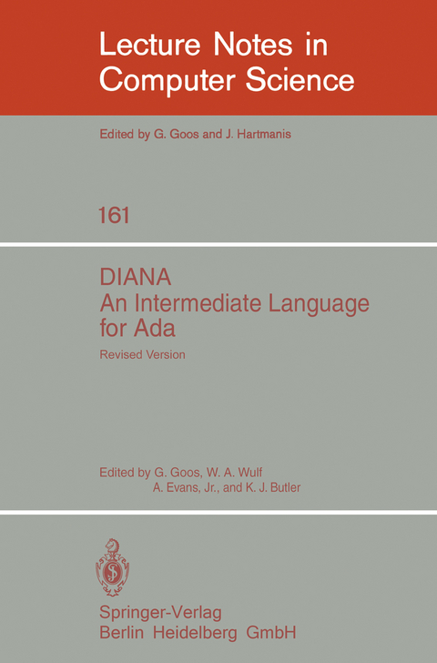 DIANA. An Intermediate Language for Ada - 