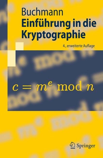 Einführung in die Kryptographie - Johannes Buchmann