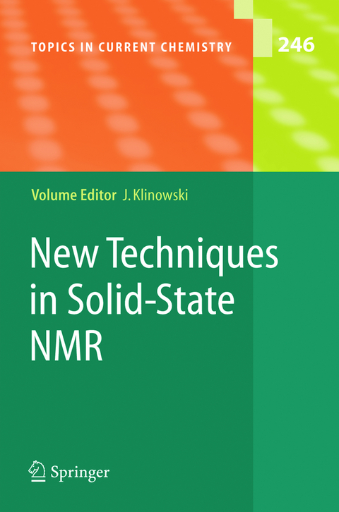 New Techniques in Solid-State NMR - 