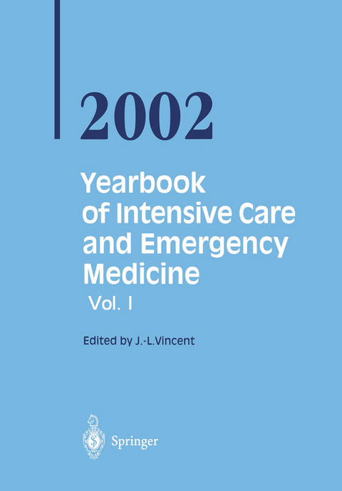 Yearbook of Intensive Care and Emergency Medicine 2002 - Prof. Jean-Louis Vincent