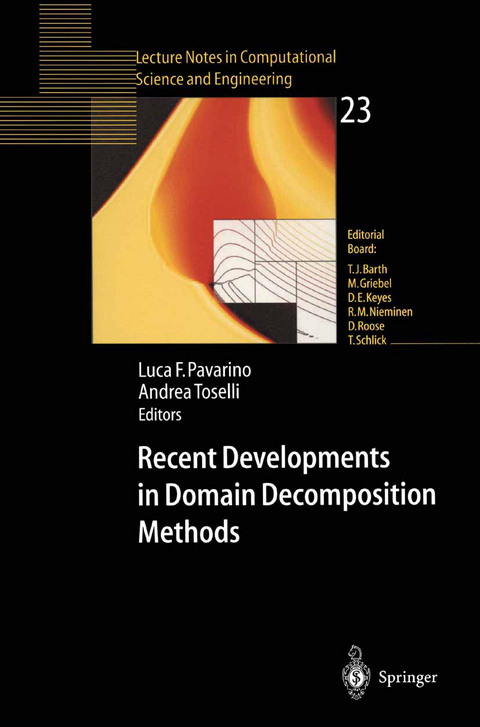 Recent Developments in Domain Decomposition Methods - 