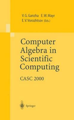 Computer Algebra in Scientific Computing - 