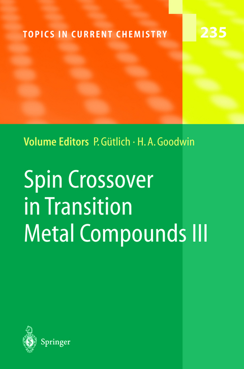 Spin Crossover in Transition Metal Compounds III - 