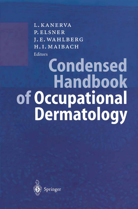 Condensed Handbook of Occupational Dermatology - 