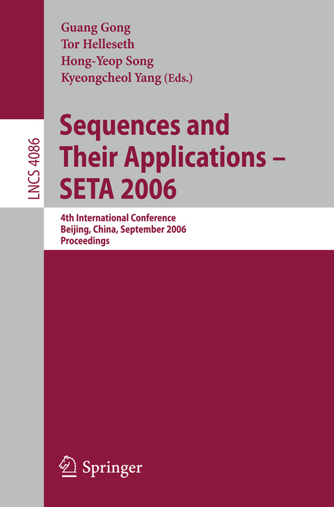 Sequences and Their Applications – SETA 2006 - 