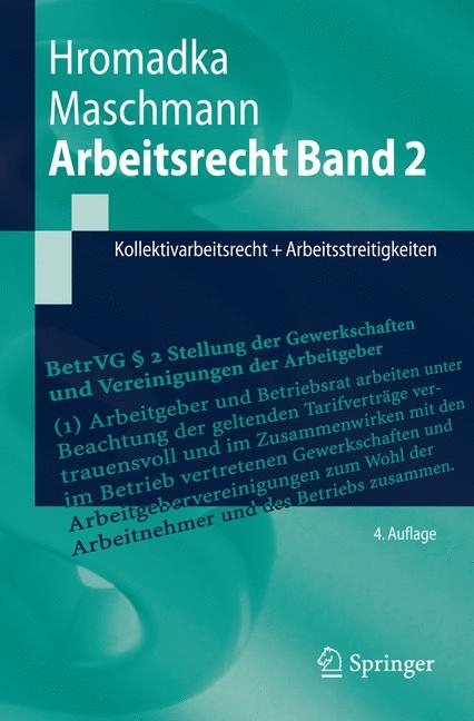 Arbeitsrecht Band 2 - Wolfgang Hromadka, Frank Maschmann