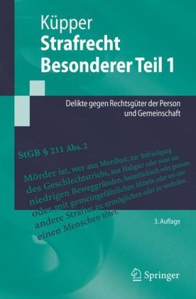 Strafrecht, Besonderer Teil 1 - Georg Küpper