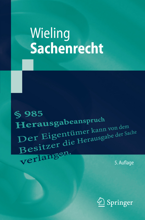 Sachenrecht - Hans Josef Wieling