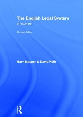 The English Legal System - David Kelly