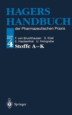 Handbuch der Pharmazeutischen Praxis -  Hager