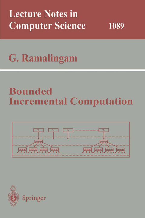 Bounded Incremental Computation - G. Ramalingam