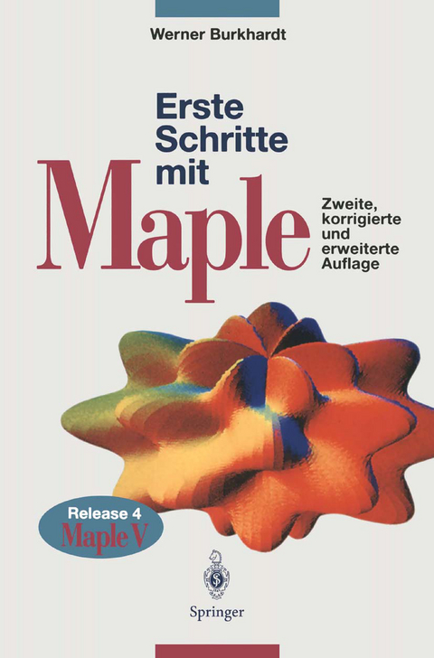 Erste Schritte mit Maple - Werner Burkhardt