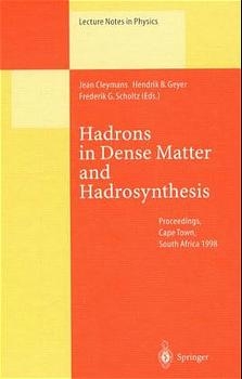 Hadrons in Dense Matter and Hadrosynthesis - 