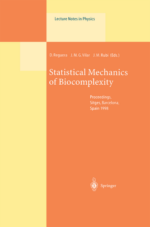 Statistical Mechanics of Biocomplexity - 