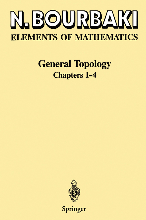 General Topology - N. Bourbaki