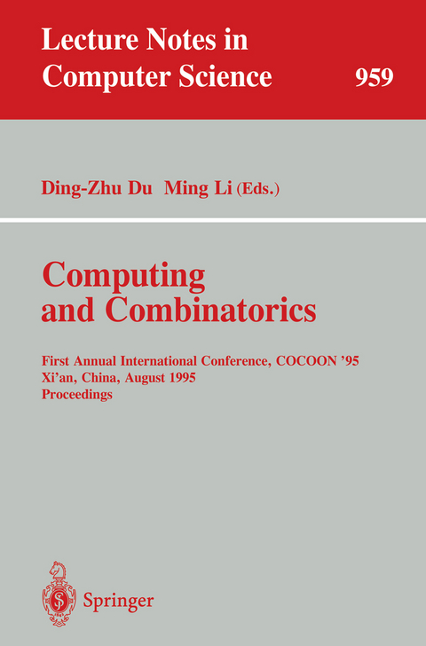 Computing and Combinatorics - 