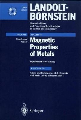 Alloys and Compounds of d-Elements with Main Group Elements. Part 1