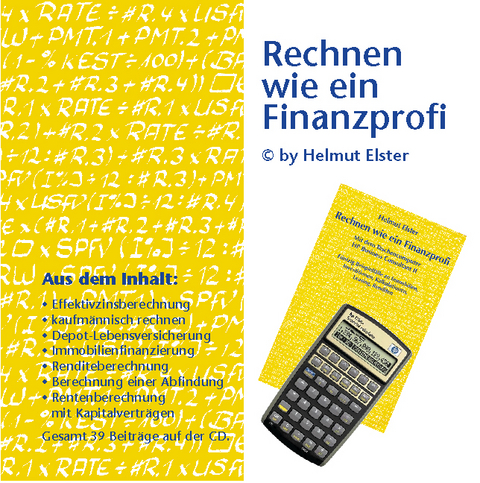 Rechnen wie ein Finanzprofi - Helmut Elster