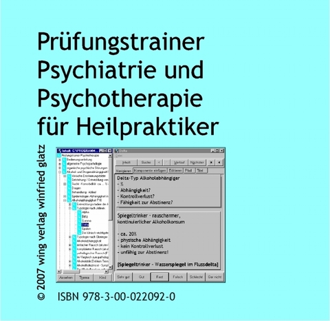 Prüfungstrainer Psychiatrie und Psychotherapie für Heilpraktiker - Winfried Glatz