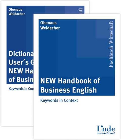 Package "NEW Handbook of Business English" und "Dictionary and User´s Guide to the NEW Handbook of Business English" - Wolfgang Obenaus, Josef Weidacher