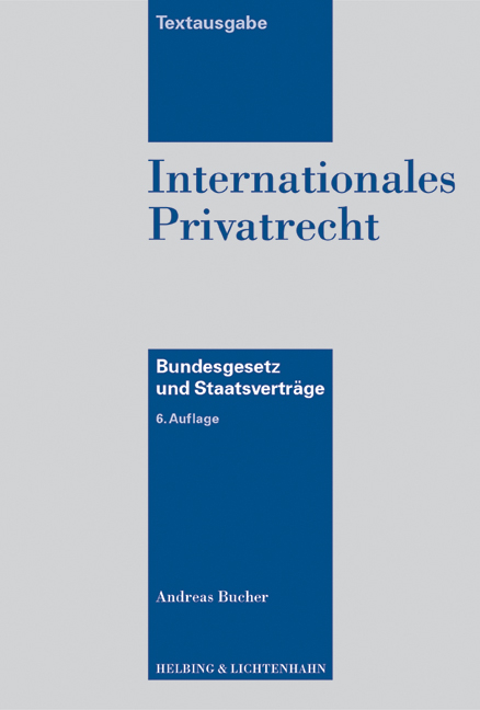 Internationales Privatrecht - 