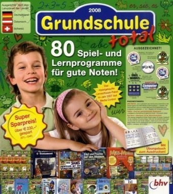 Grundschule total 2008, DVD-ROM u. CD-ROMs in Klapp-Box