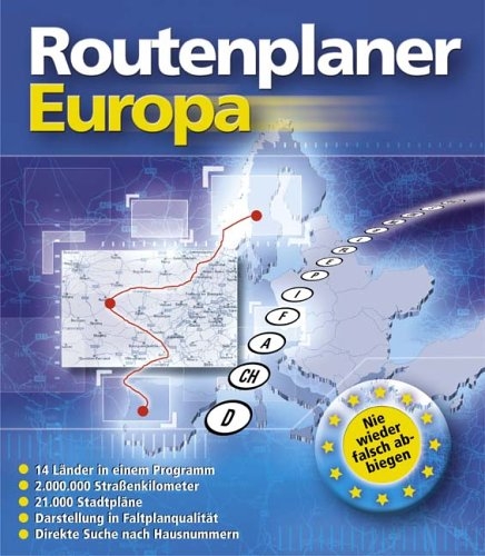 Routenplaner Europa, 1 CD-ROM